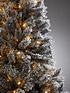  image of very-home-6ft-black-forest-flocked-pre-lit-christmas-tree