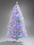  image of 7ft-regal-dual-function-pre-lit-white-christmas-tree
