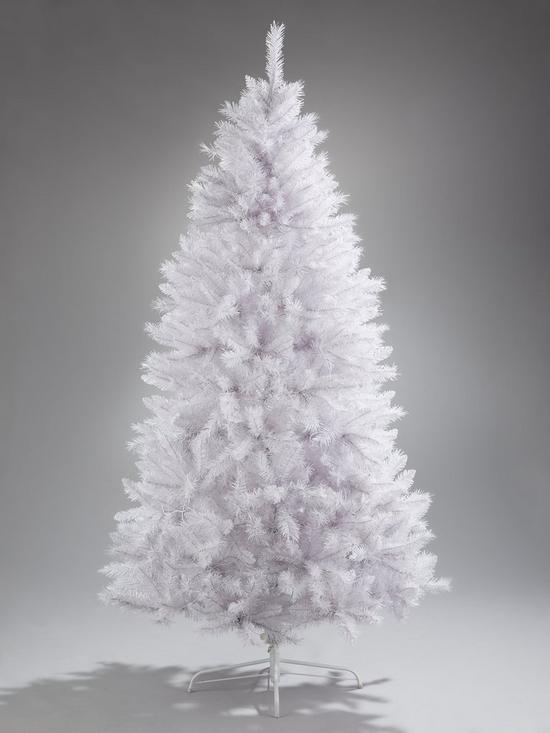 stillFront image of 7ft-regal-dual-function-pre-lit-white-christmas-tree