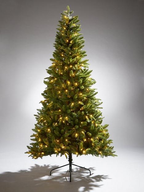7ft-grizedale-pre-lit-christmas-tree-with-mixed-tips-and-memory-wire