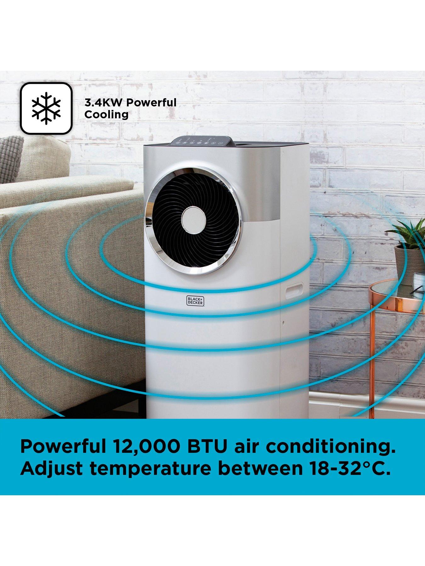  image of black-decker-bxac40008gb-12000-btu-portable-3-in-1-air-conditioner-dehumidifier-amp-cooling-fan-white