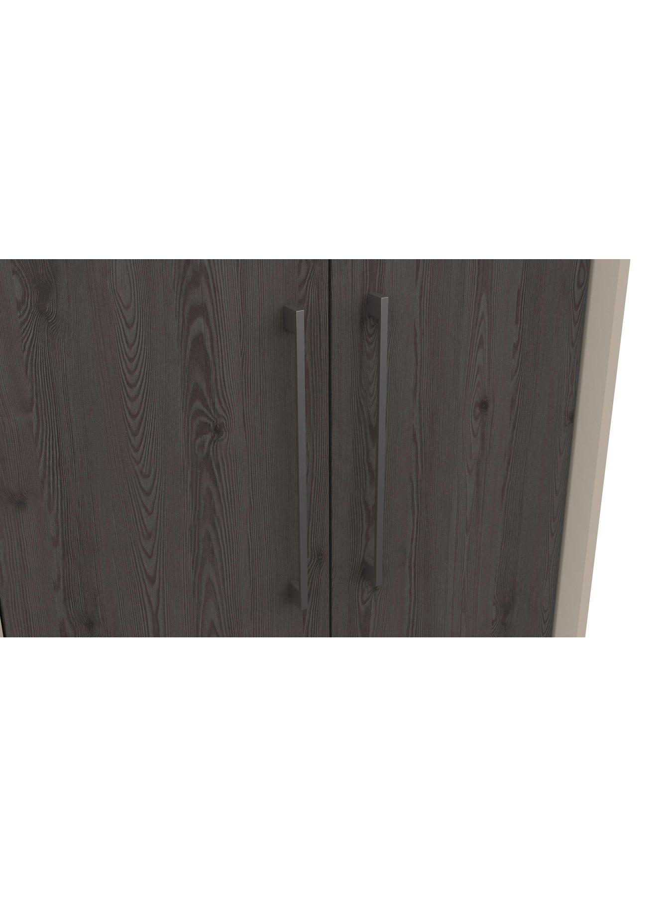 Image 5 of 7 of One Call Smyth 3 Piece Ready Assembled&nbsp;Package - 2 Door Wardrobe, 5 Drawer Chest and 2 Bedside Chests