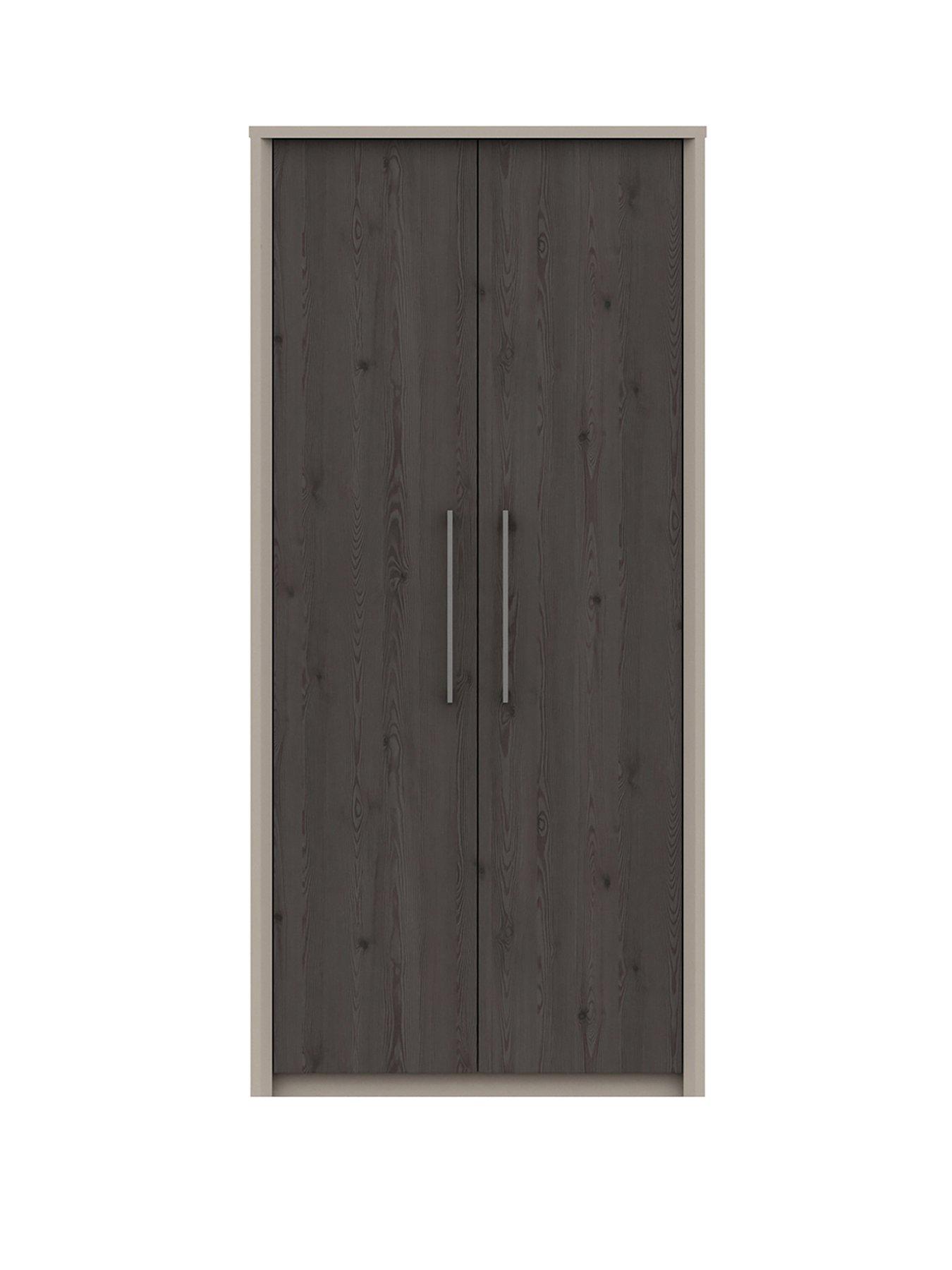 One Call Smyth Ready Assembled 2 Door Wardrobe