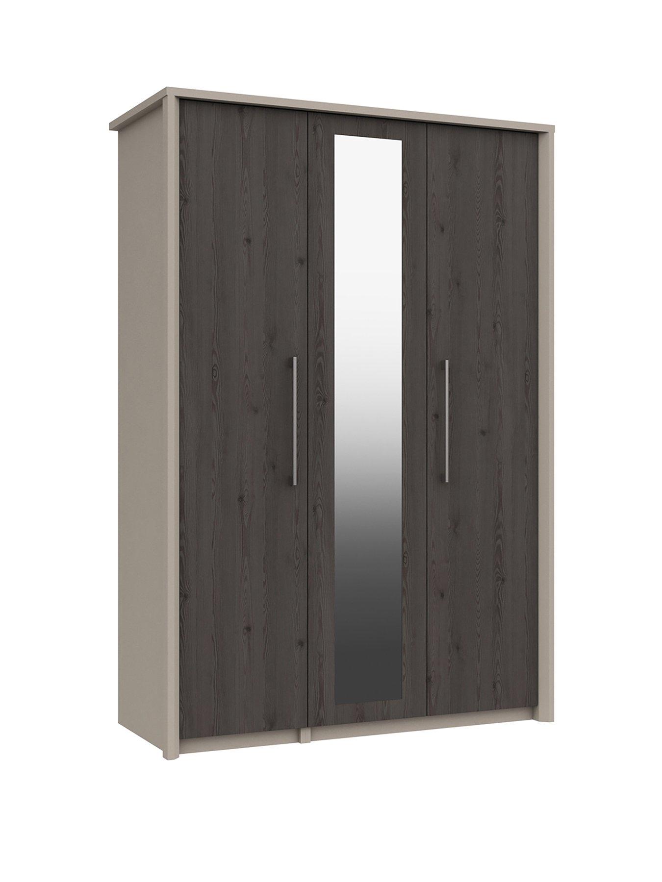  image of one-call-smyth-part-assemblednbsp3-doornbspmirrored-wardrobe