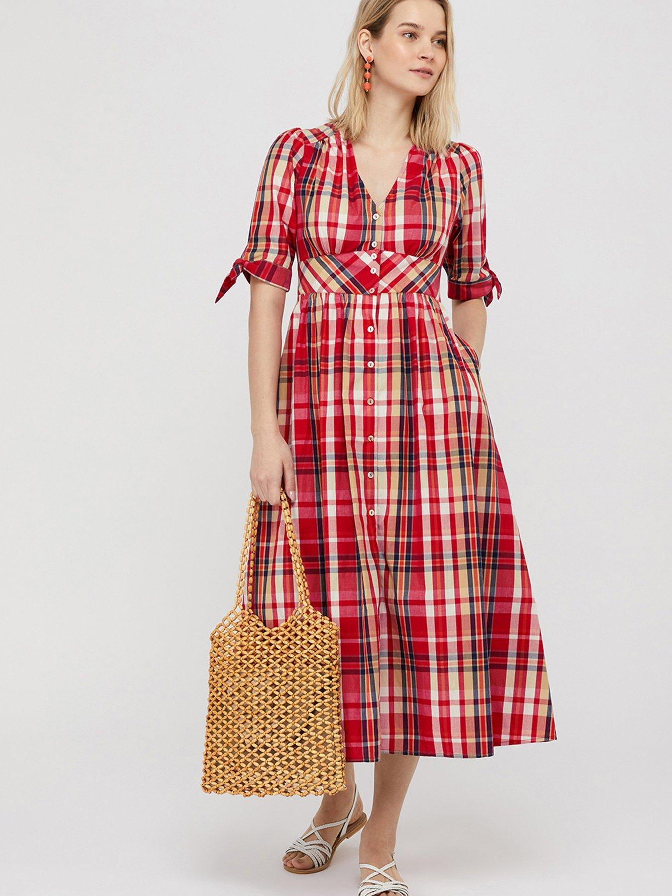 monsoon red dress