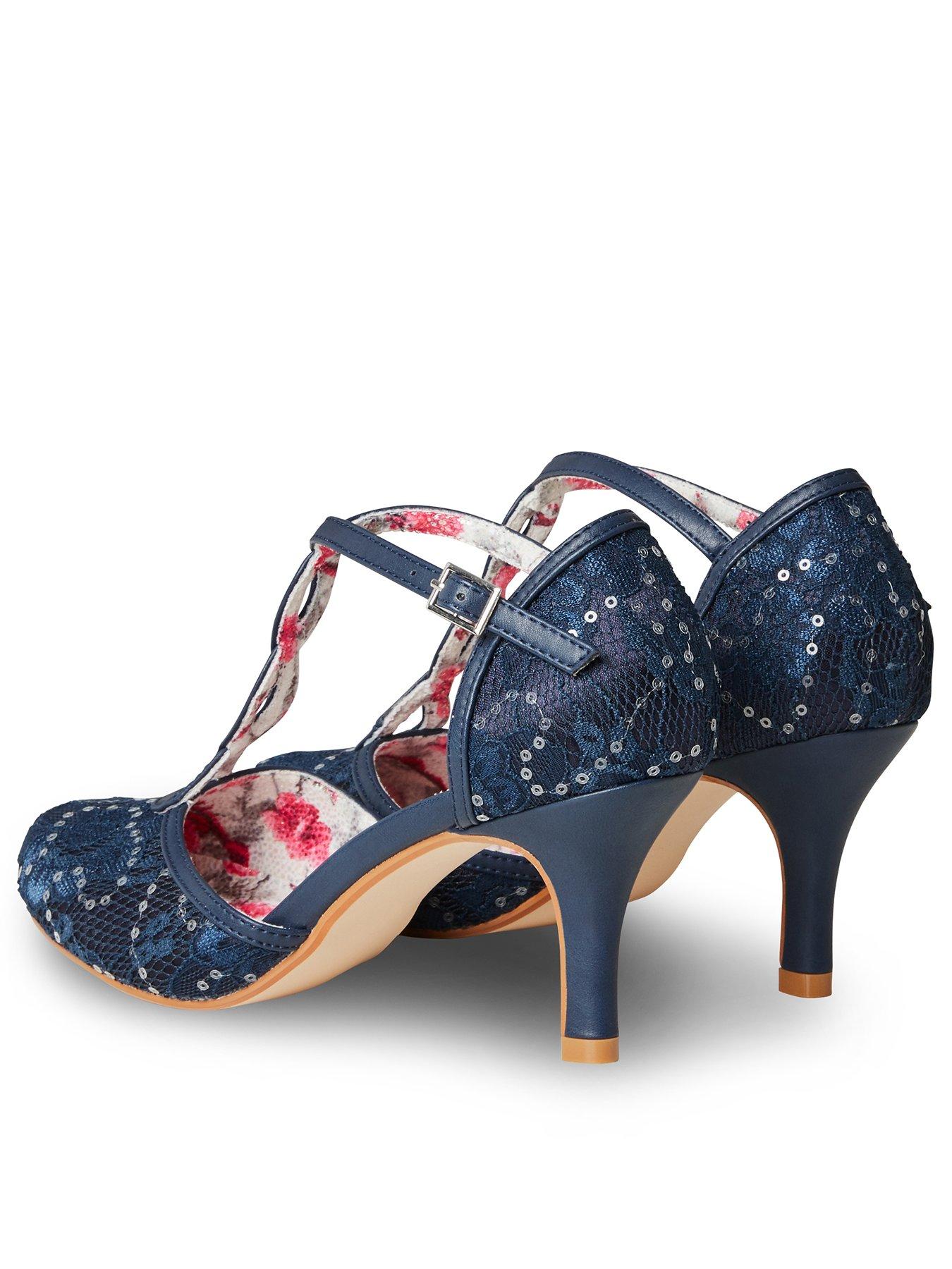 joe browns navy shoes