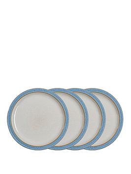 Denby   Elements Blue Dinner Plates &Ndash; Set Of 4