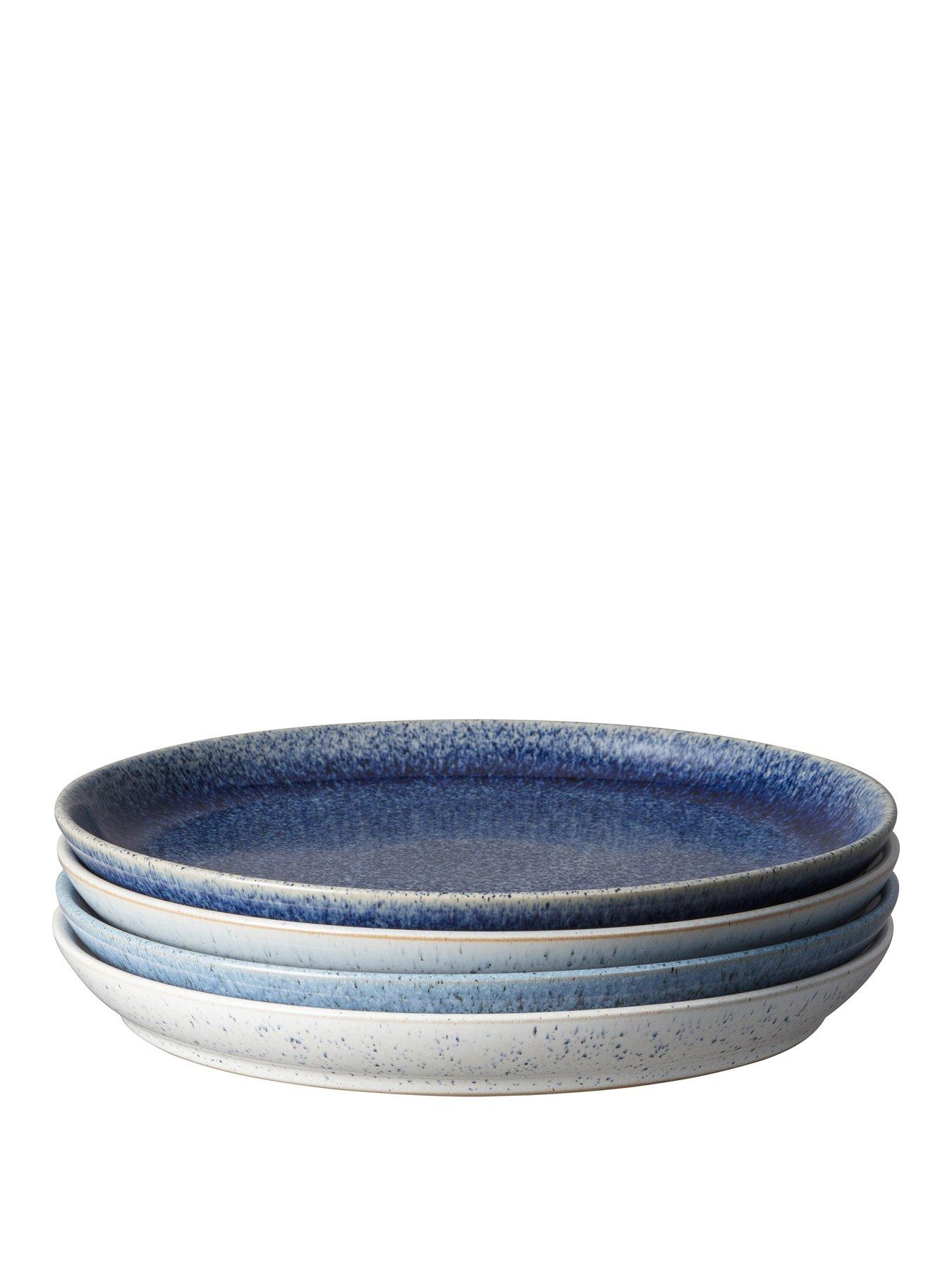 undefined Studio Blue 4-Piece Coupe Dinner Plate Set