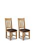  image of julian-bowen-pair-of-astoria-dining-chairs