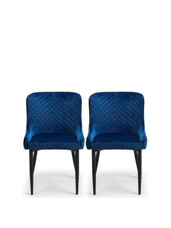 front image of julian-bowen-pair-of-luxe-velvet-dining-chairs-blue