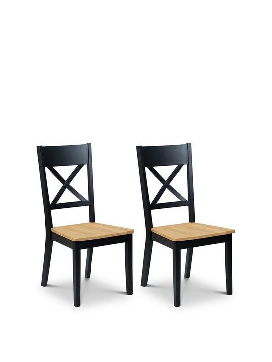 front image of julian-bowen-pair-of-hockley-chairs-blackoak