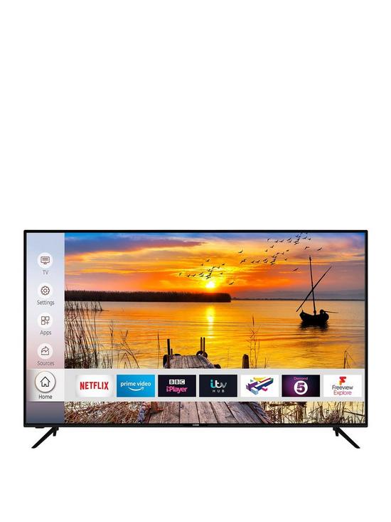 front image of luxor-65-inch-4k-uhd-freeview-play-smart-tv-black