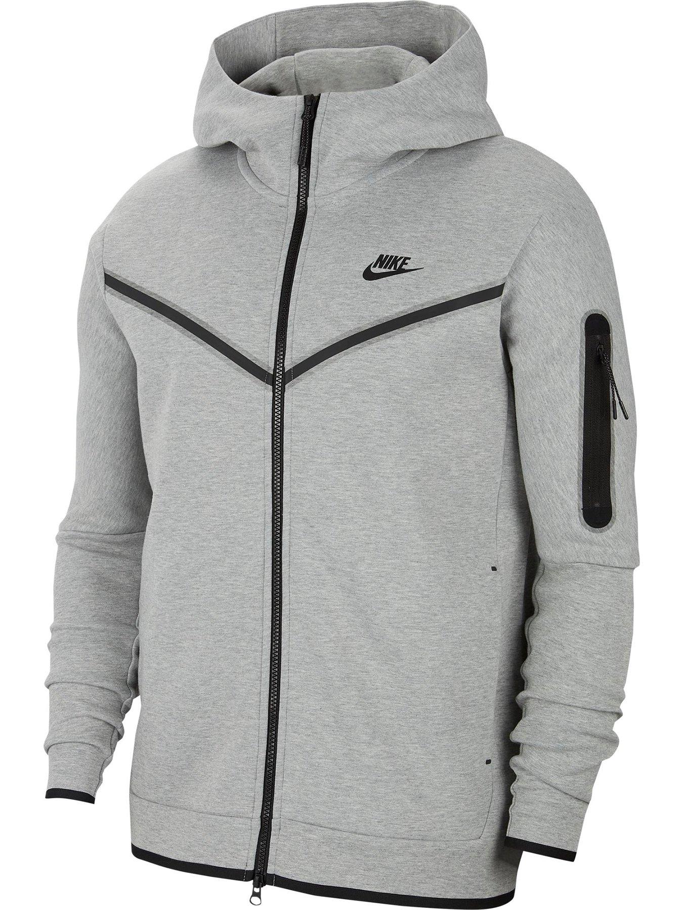 nike zip up grey