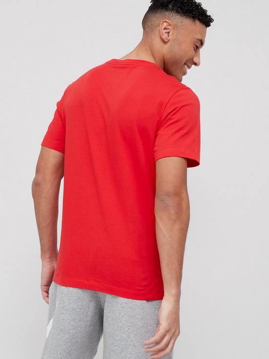 stillFront image of nike-sportswear-club-t-shirt-red