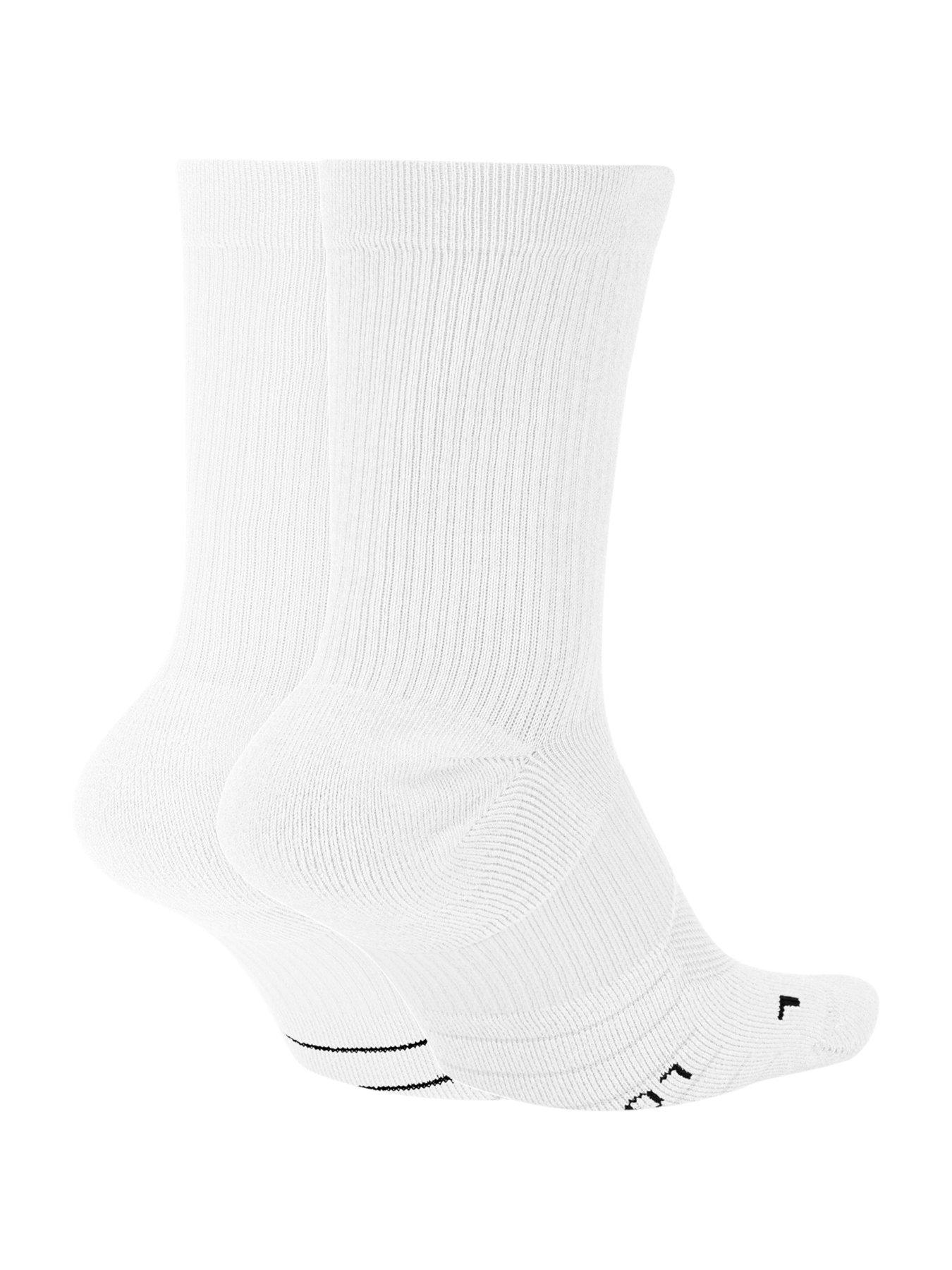 White nike hot sale running socks