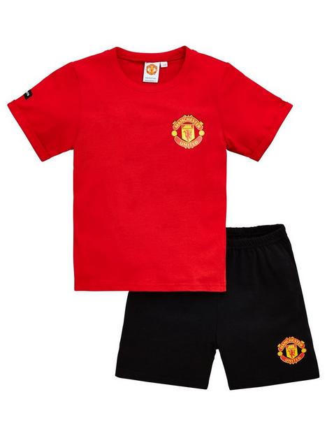 manchester-united-boys-football-manchester-united-shortie-pyjamas-red