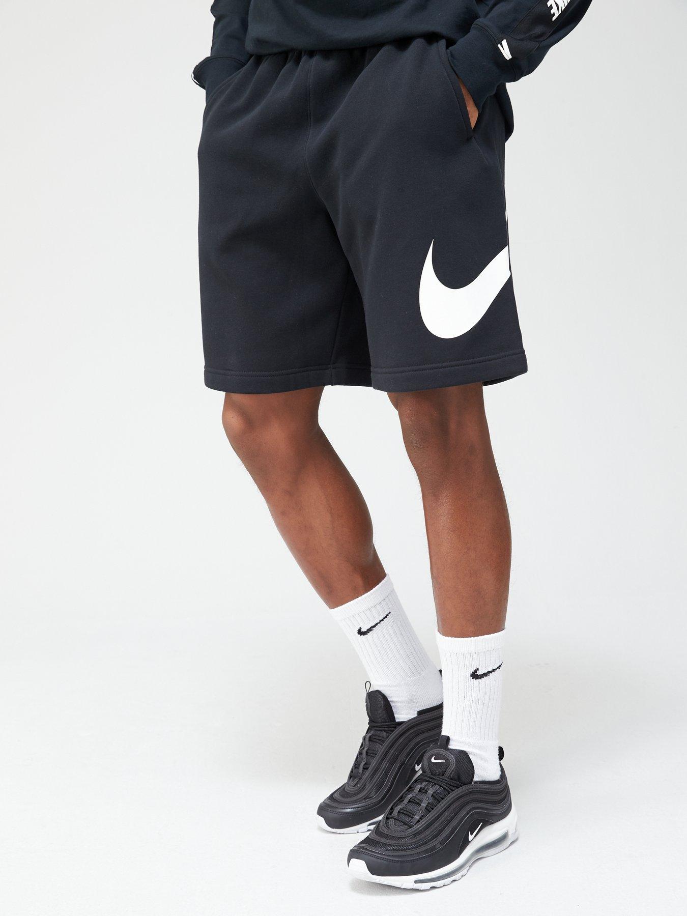 Nike big 2024 swoosh short