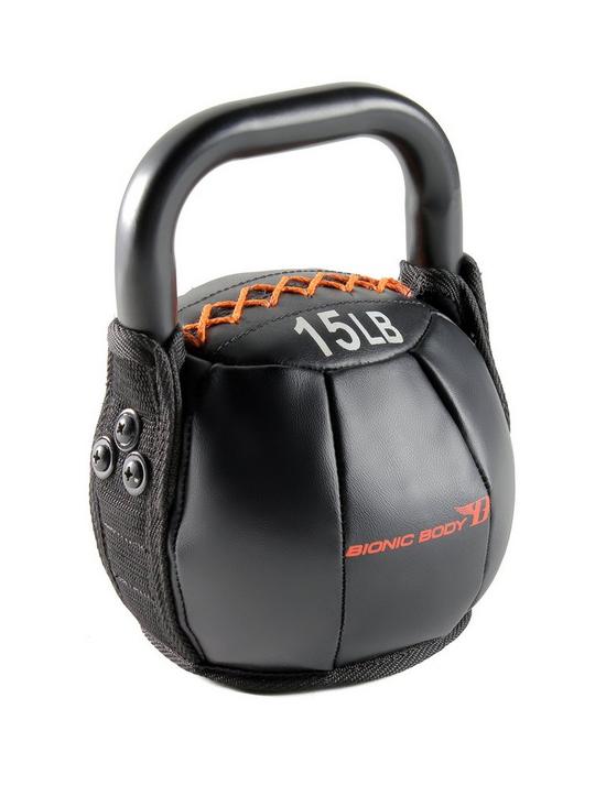 front image of bionic-body-soft-kettlebell-15lb