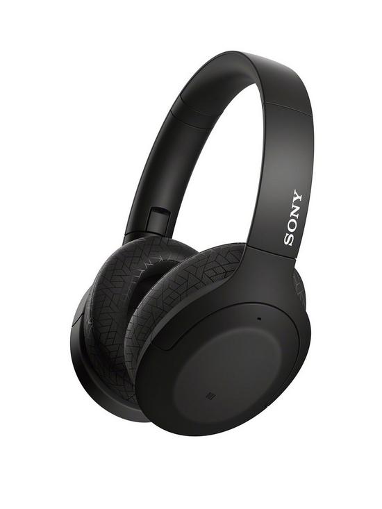 front image of sony-whh910-wireless-noise-cancelling-headphones-30-hours-battery-life-with-quick-charge-hi-res-audio-touch-control-compatible-with-amazon-alexa