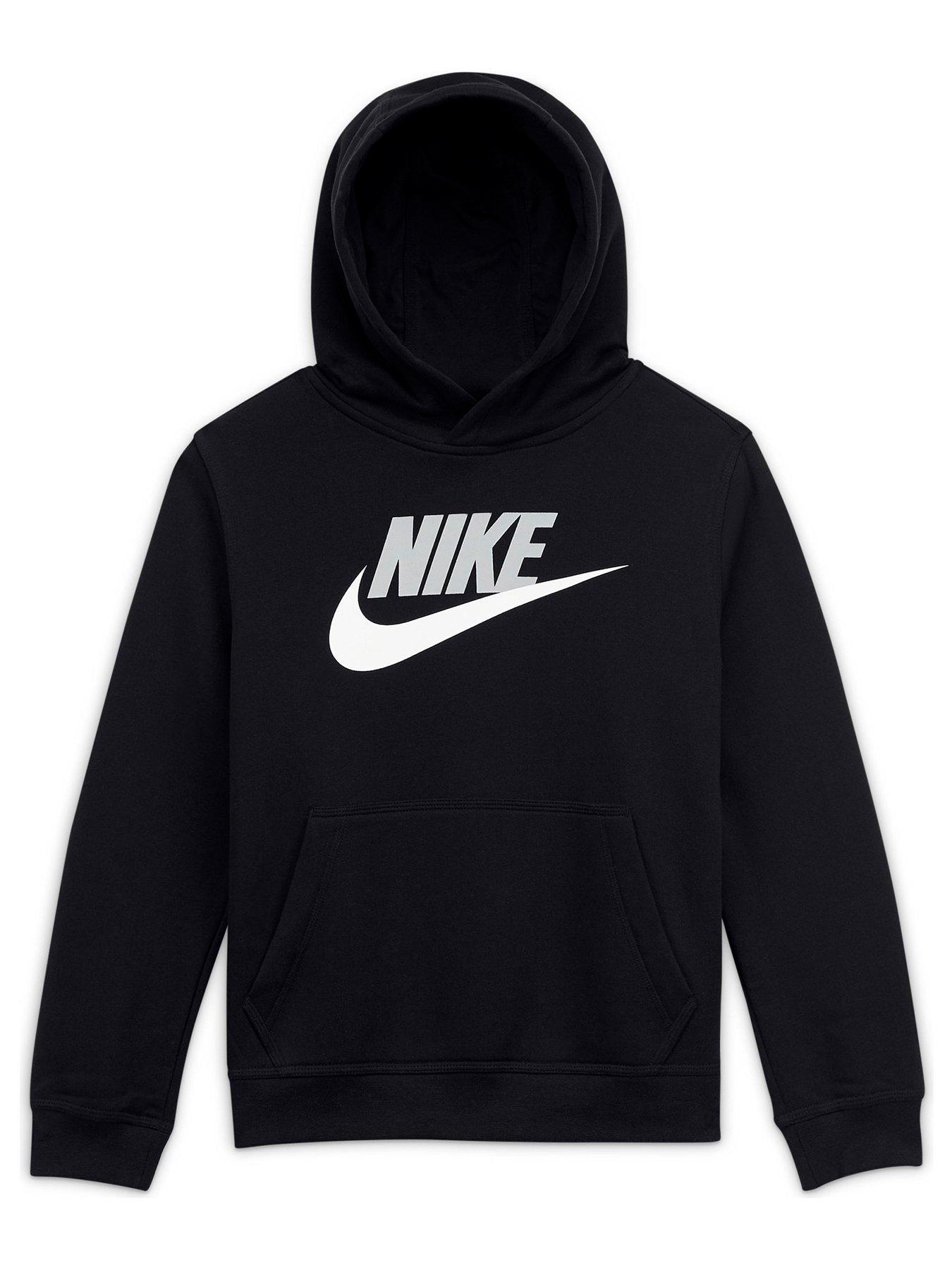 boys black nike jumper