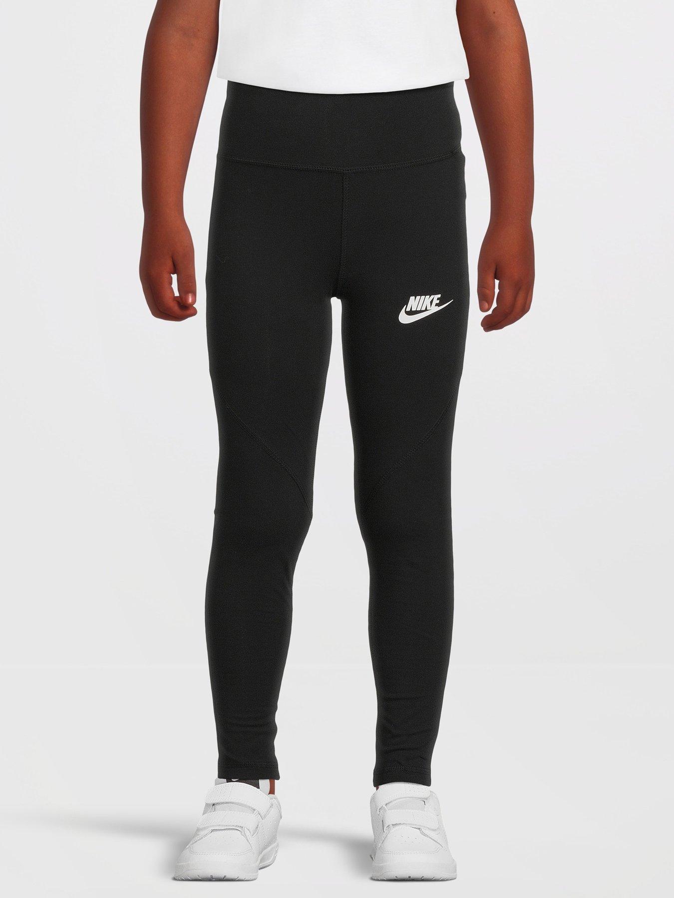 Nike Older Girls One Leggings - Dark Grey