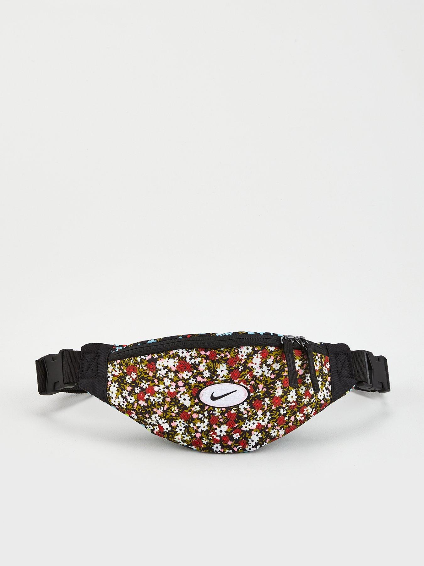 nike floral waist bag