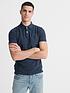  image of superdry-classic-pique-short-sleeved-polo-top-blue