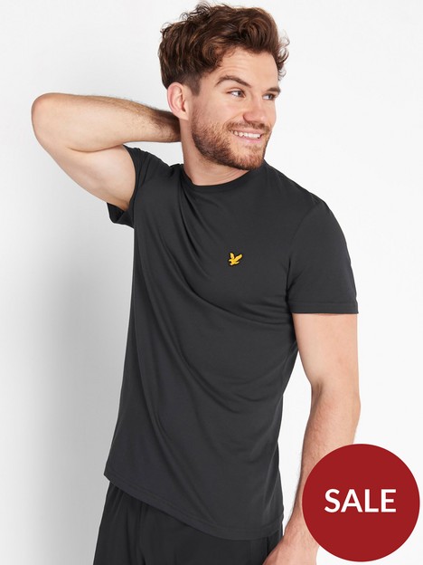 lyle-scott-fitness-martin-short-sleeve-t-shirt-black