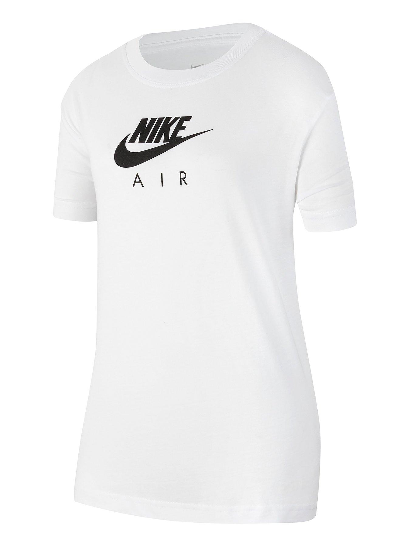 ladies white nike t shirt