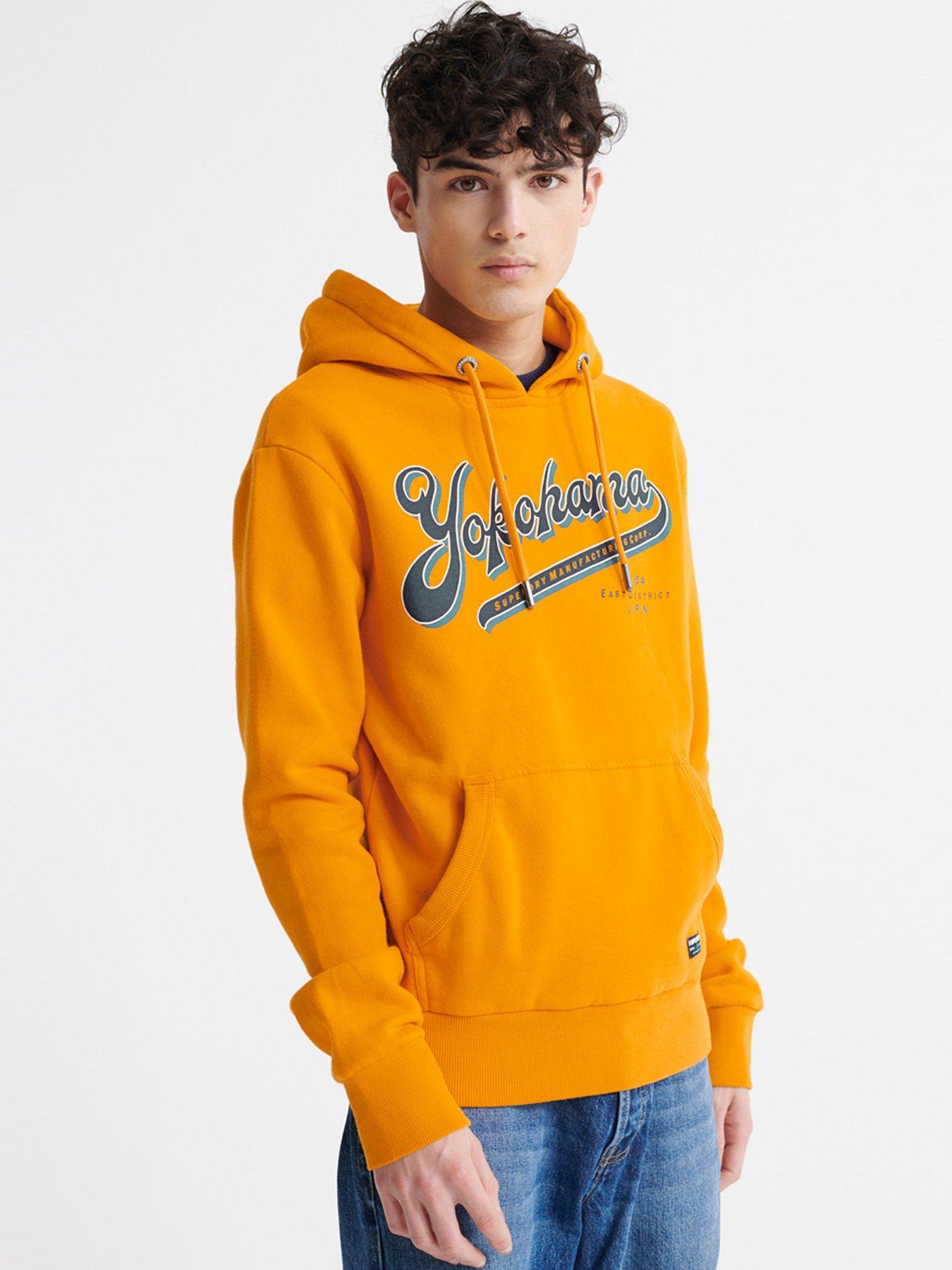 superdry hoodie gold