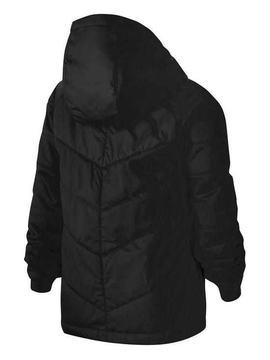 back image of nike-older-filled-jacket-black