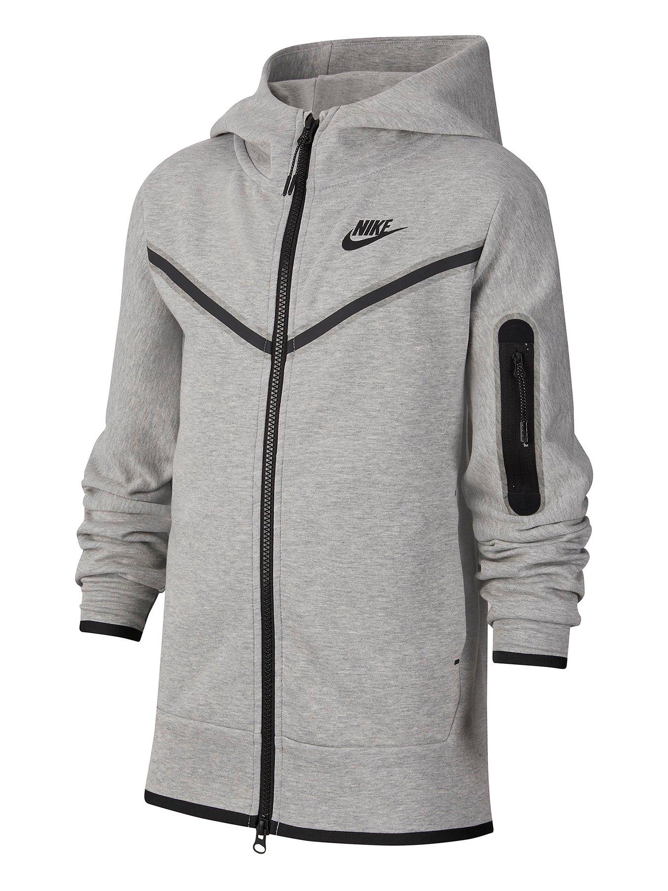 boys grey nike hoodie