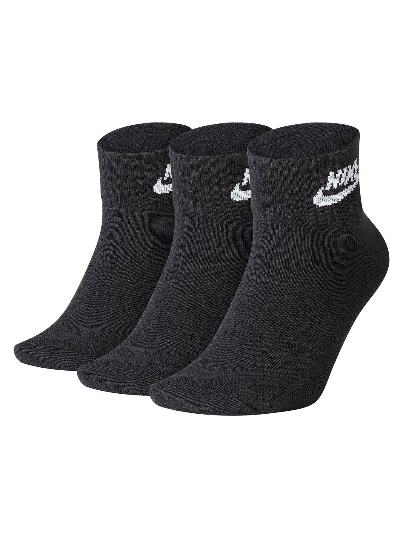 black nike socks ankle