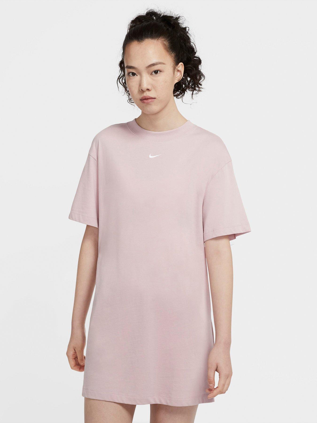 Nike NSW Essential T-Shirt Dress - Pink 