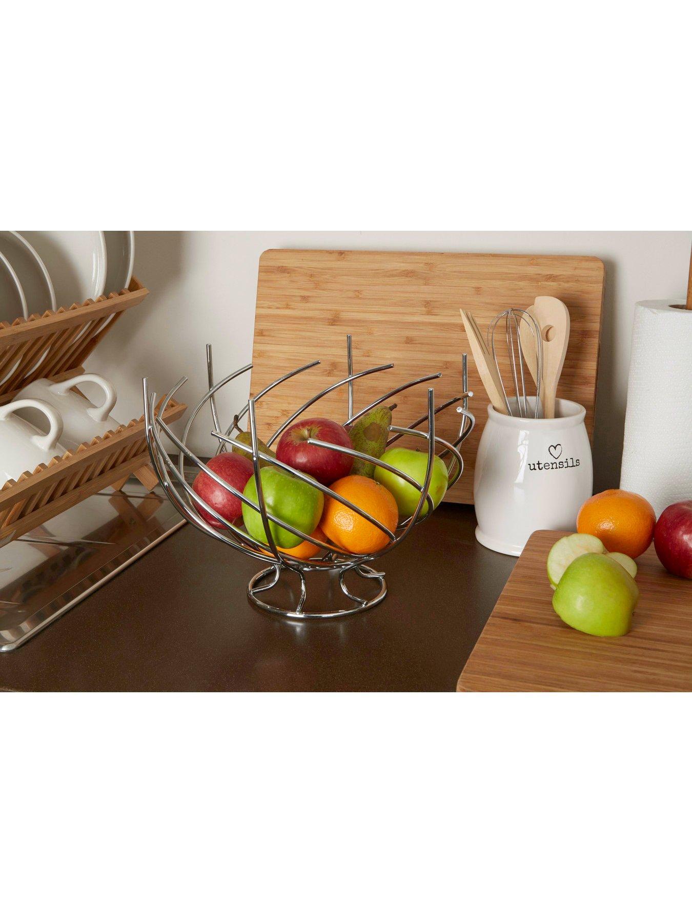  image of premier-housewares-metal-wire-nest-fruit-basket