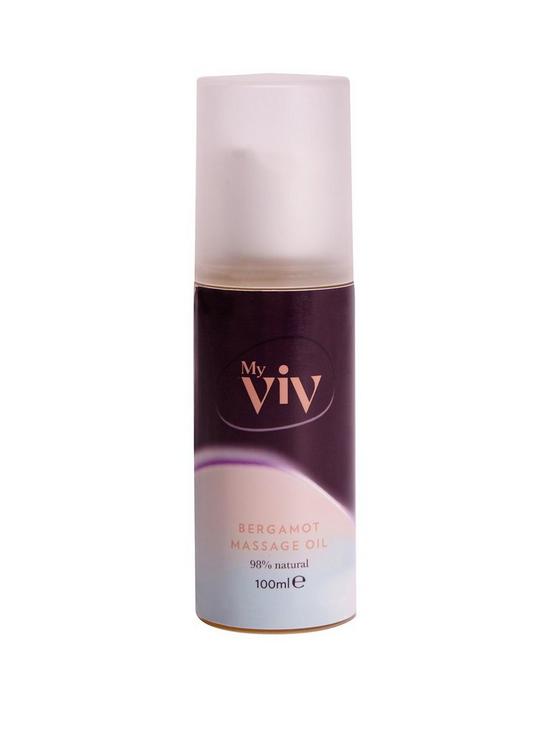 front image of ann-summers-my-viv-massage-oil-bergamot