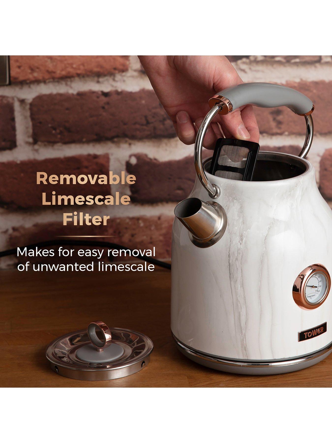 Image 6 of 6 of Tower 3KW&nbsp;1.7L Stainless Steel Kettle&nbsp;- Marble Rose Gold