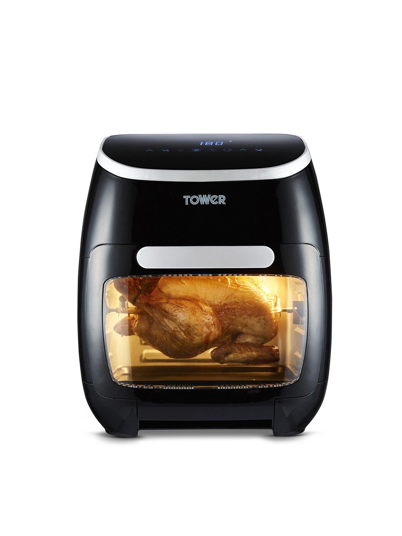 7-in-1 Program 3.5L Air Fryer LCD Digital Display Timer and Fully Adjustable Temperature Control for Healthy Oil Free or Low Fat Cooking with Non Stick Fry Basket 1500W Oil Free Air Fryer 