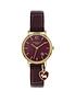 radley-radley-red-and-gold-charm-detail-date-dial-red-leather-strap-ladies-watchfront