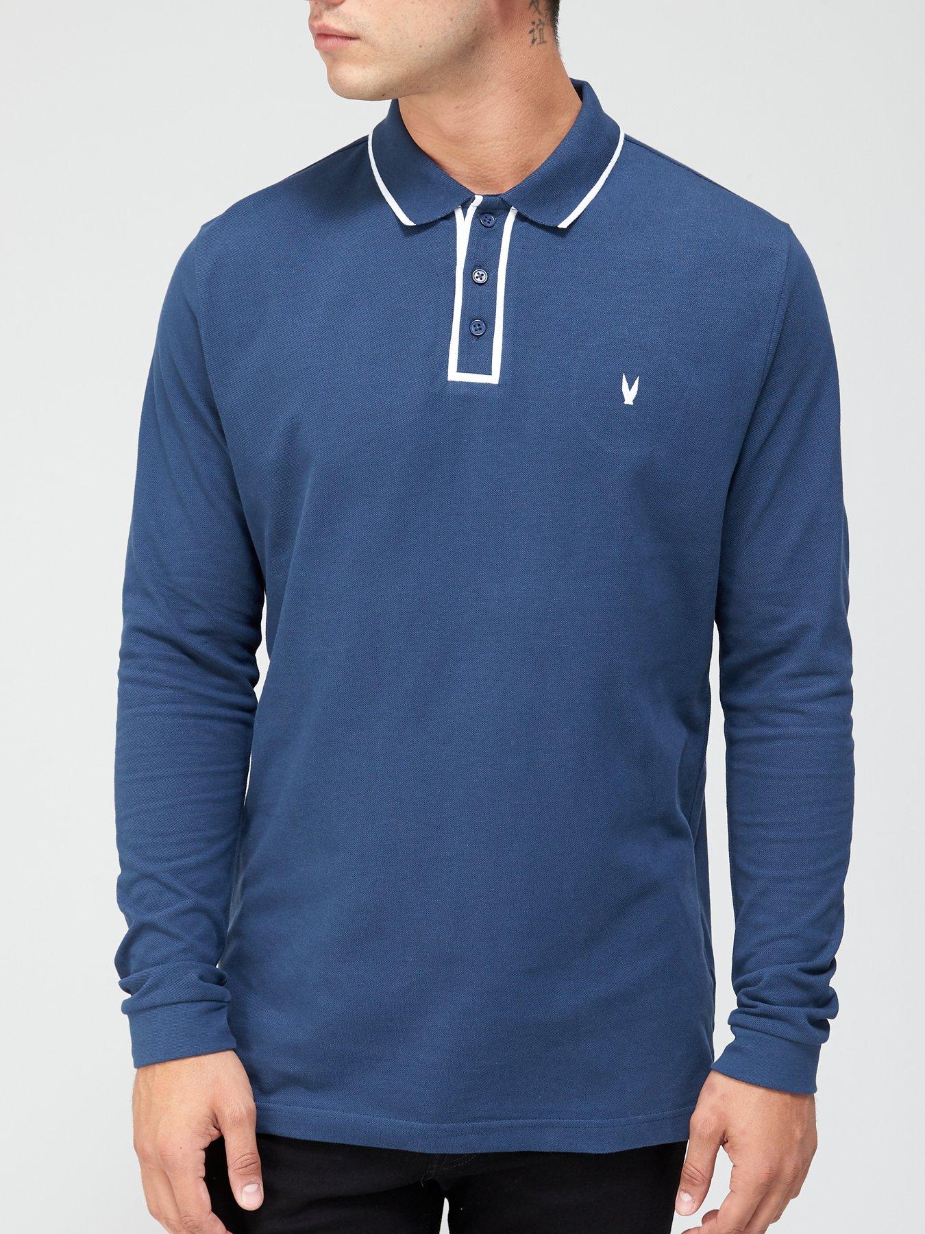 long sleeve polo with jeans