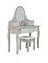  image of sandy-mirrored-dressing-table-and-stool-set