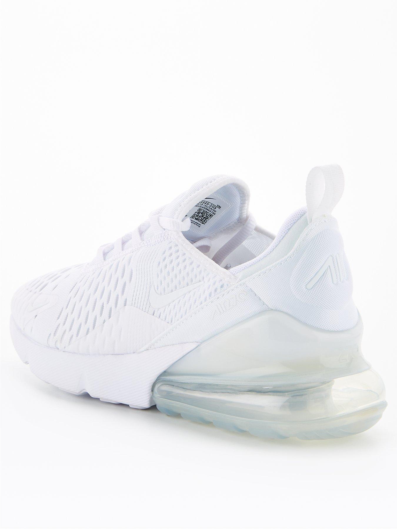 Nike Children s Air Max 270 GS White Grey littlewoods