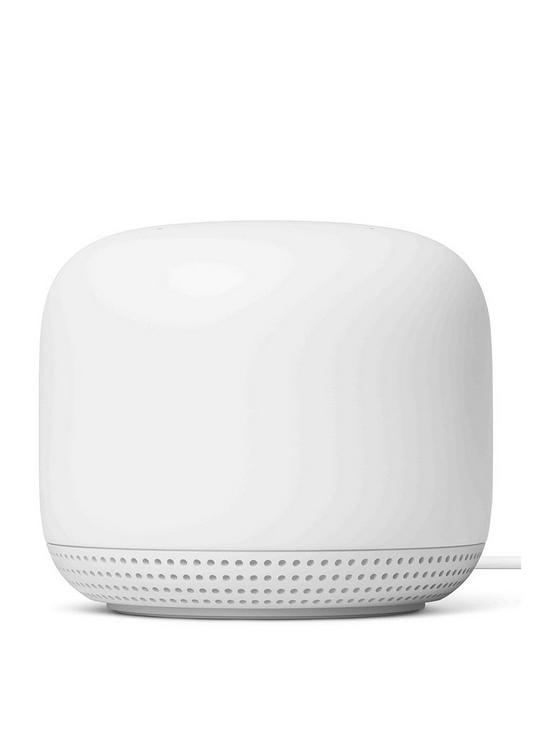 front image of google-nest-wifi-add-on-point-1-pack