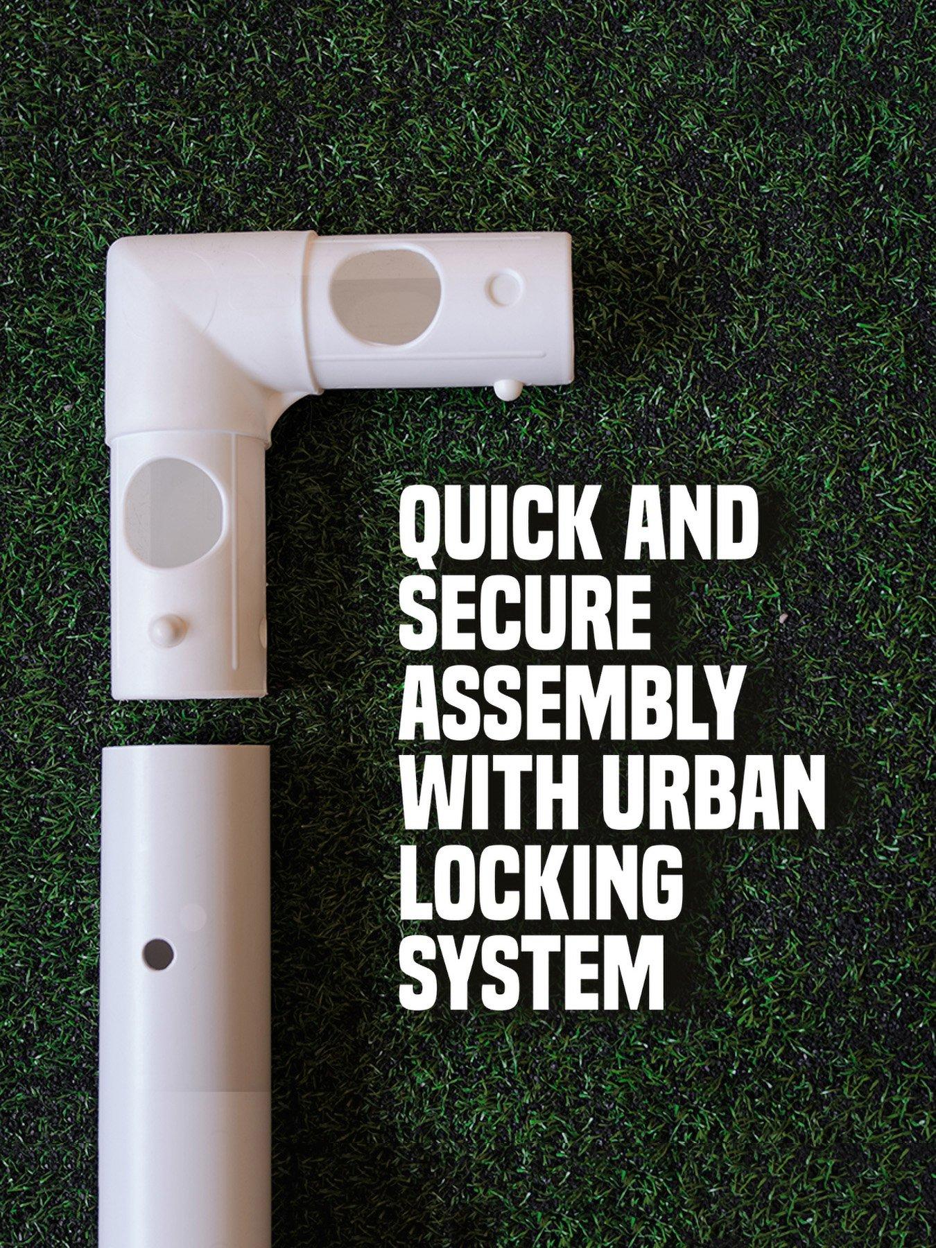  image of football-flick-6x4-urban-match-goal-with-integrated-locking-system