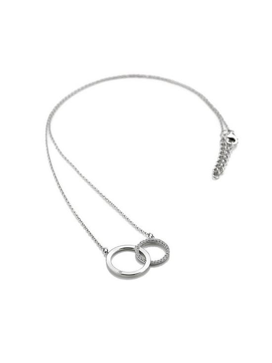 back image of hot-diamonds-striking-circle-necklace