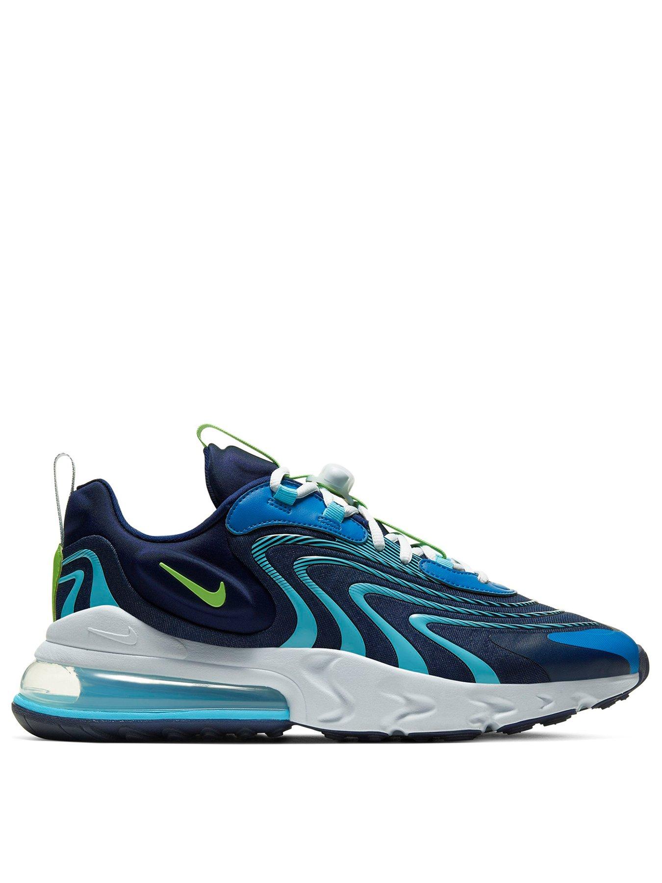 air max 270 green and blue