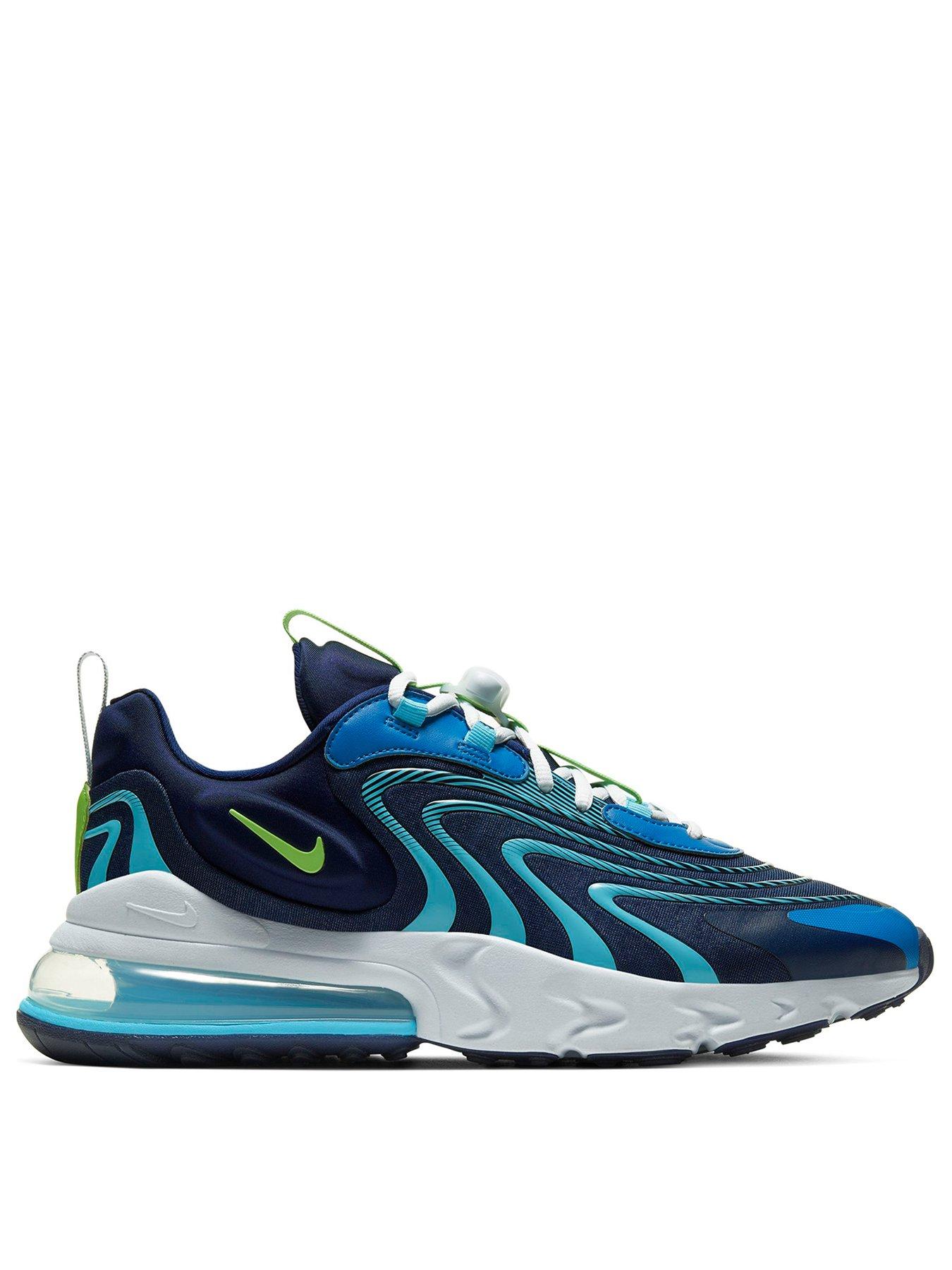nike 270 green and blue