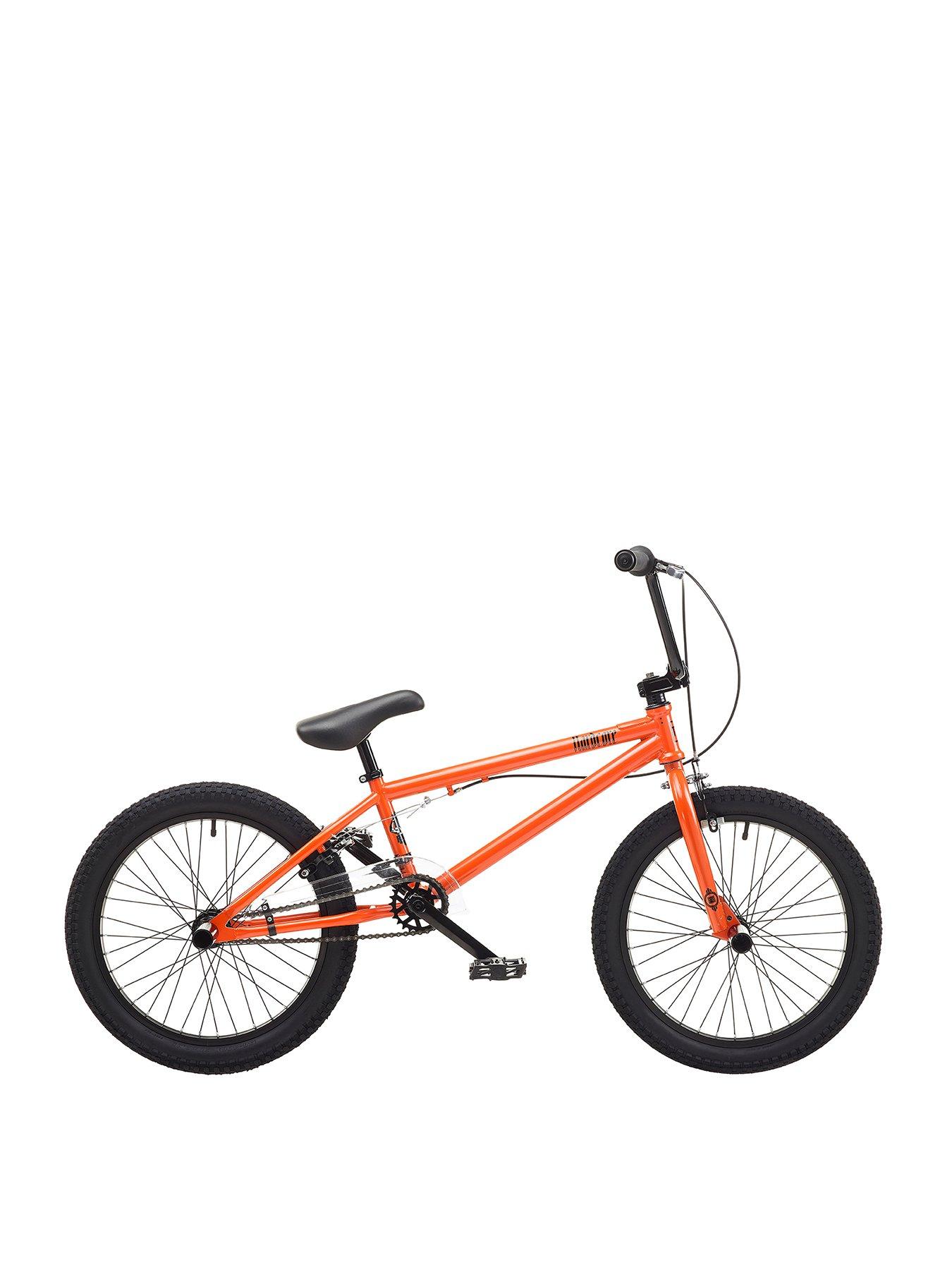 orange 20 inch bike