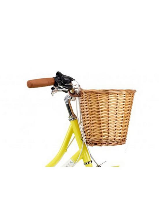 back image of viking-belgravia-13-inch-yellow-womens-bike