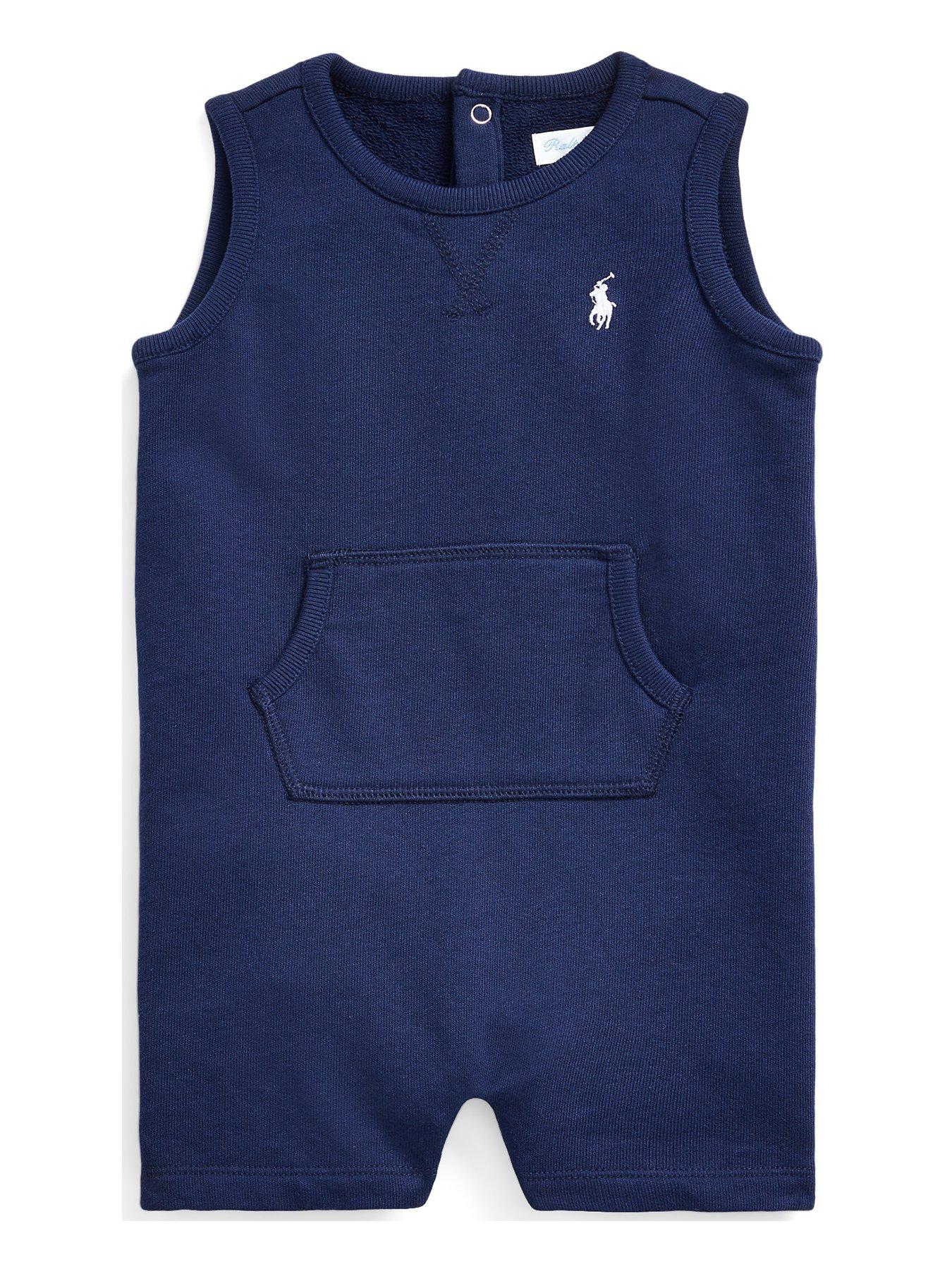 ralph lauren baby boy shortall